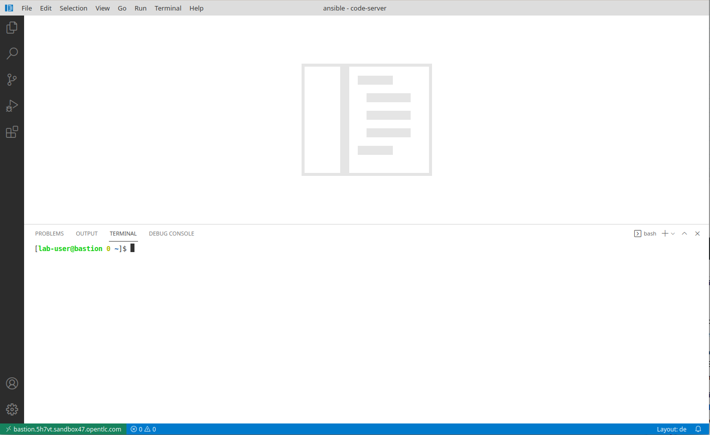 vscode terminal