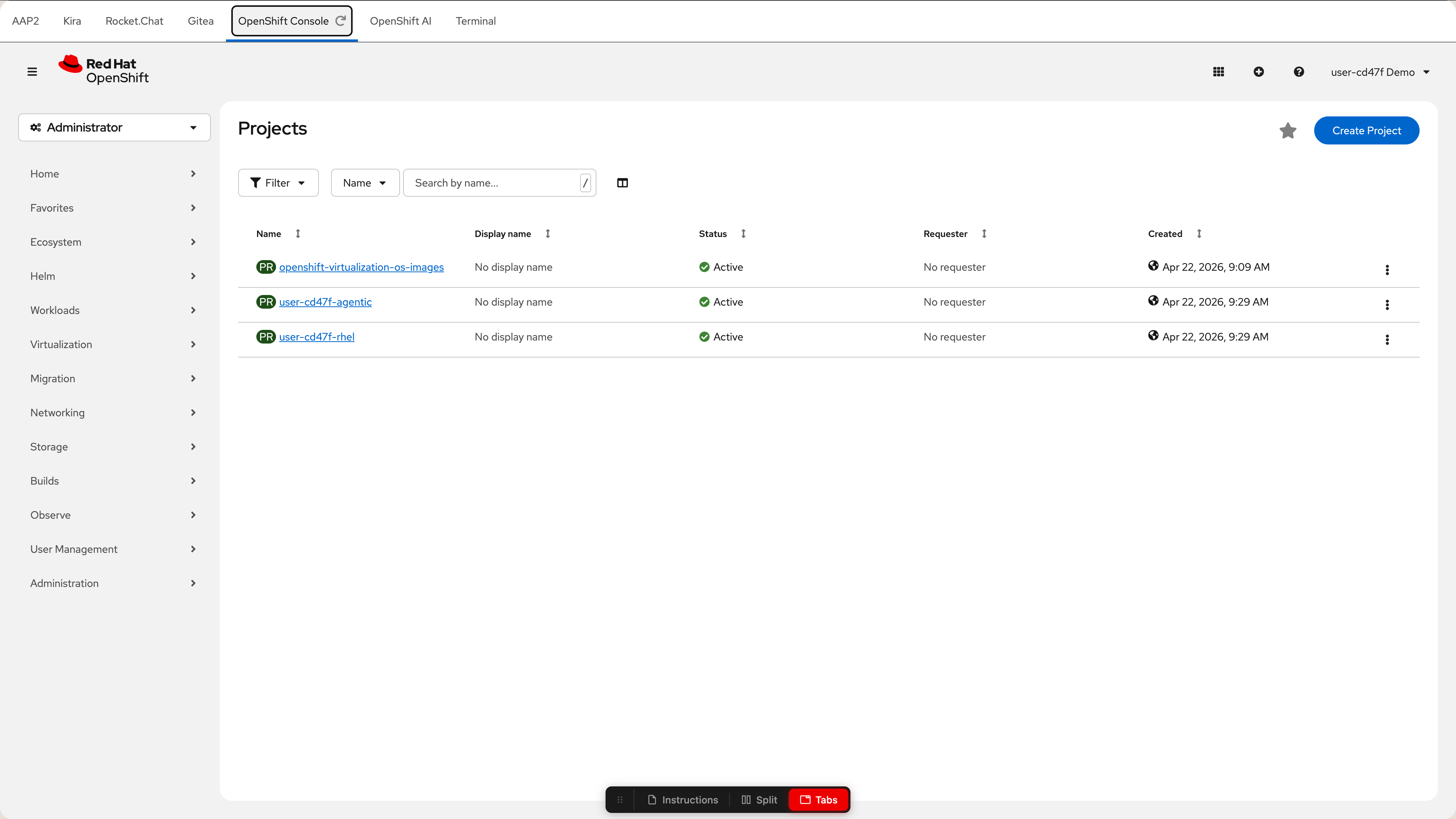 OpenShift Console