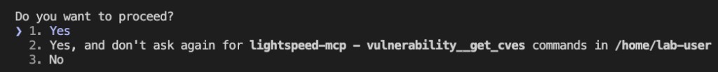 Claude Code MCP tool permission prompt