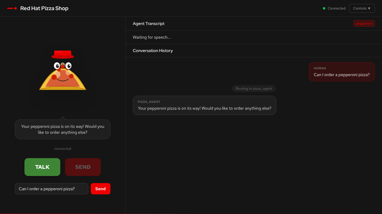 Pizza Shop Conversation