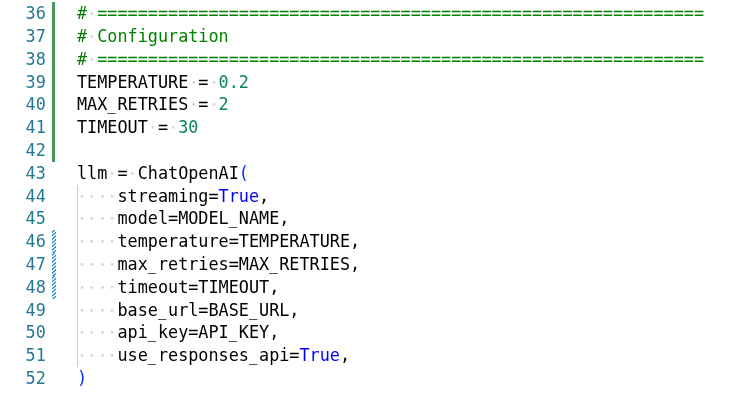 Supervisor Model Configuration