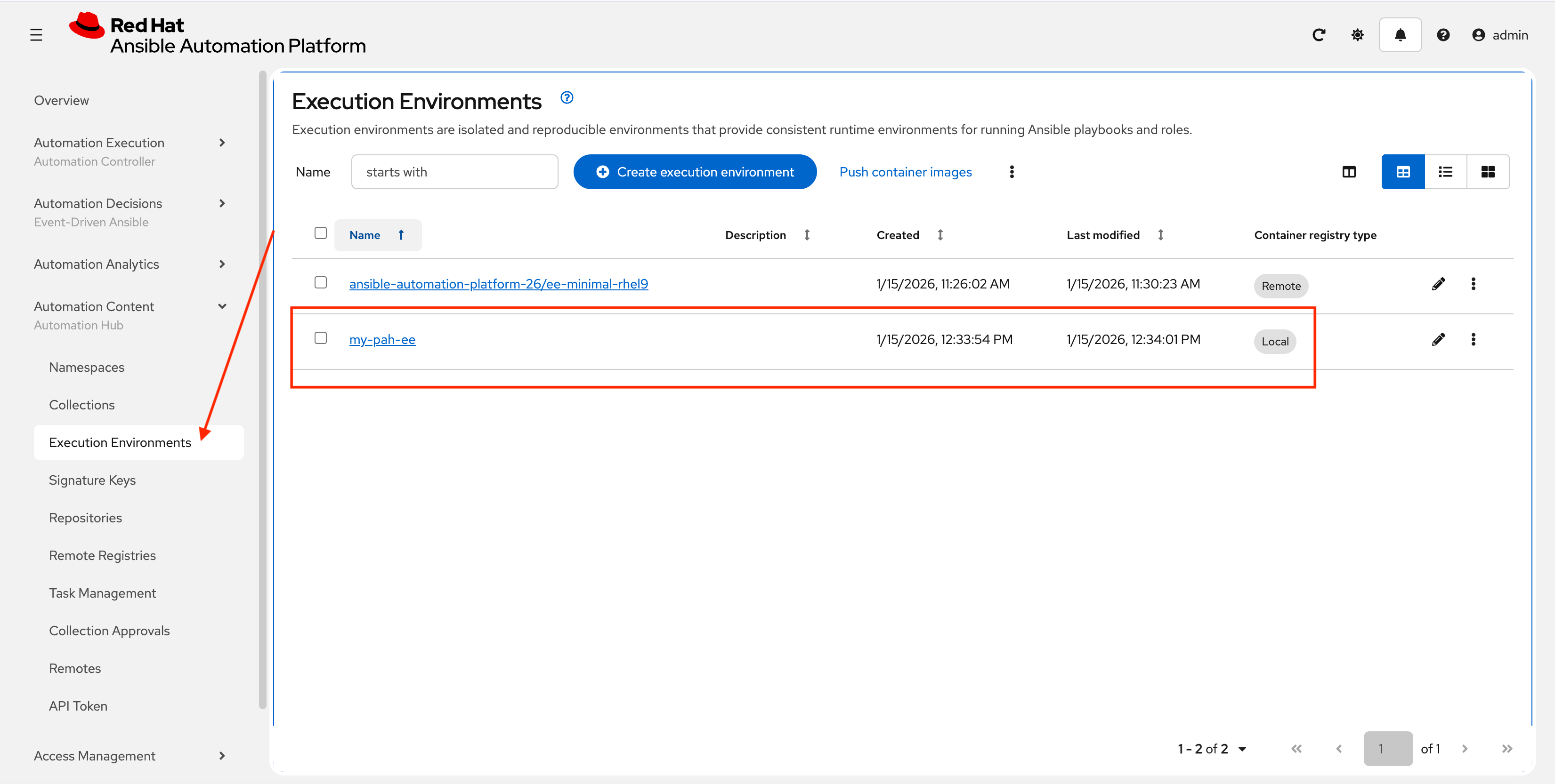 Confirm Collection Upload