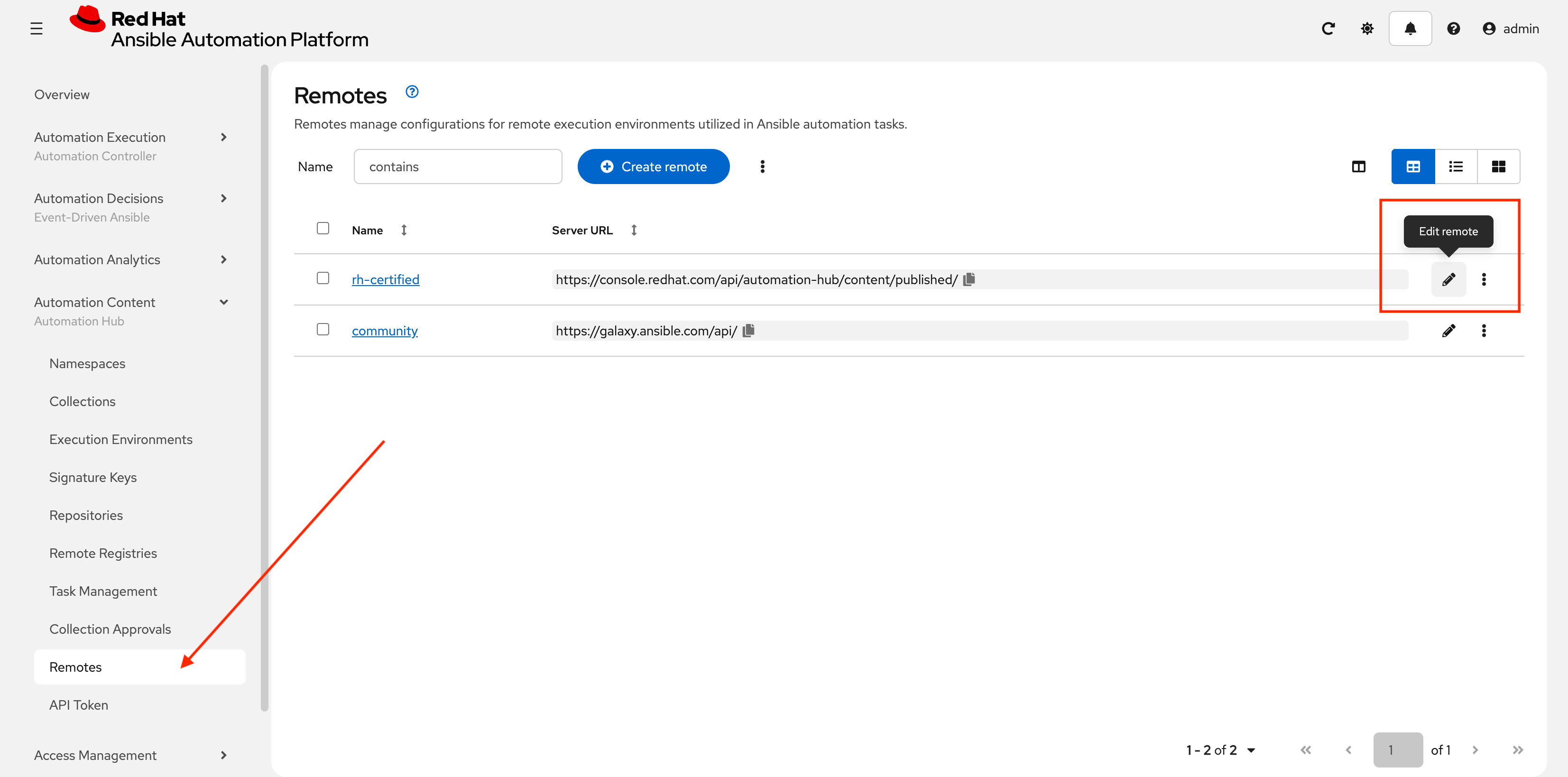 Edit RH-Certified Repository