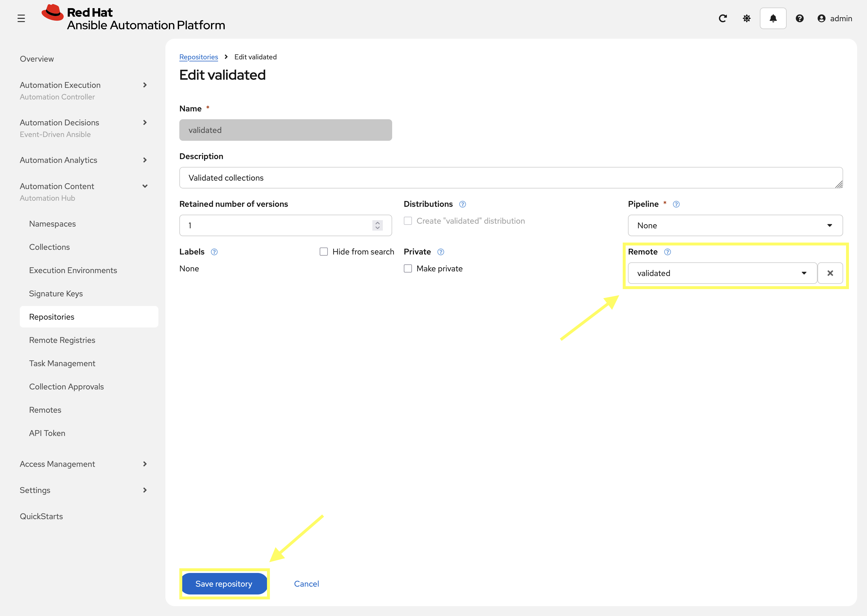 Updated Validated Repository