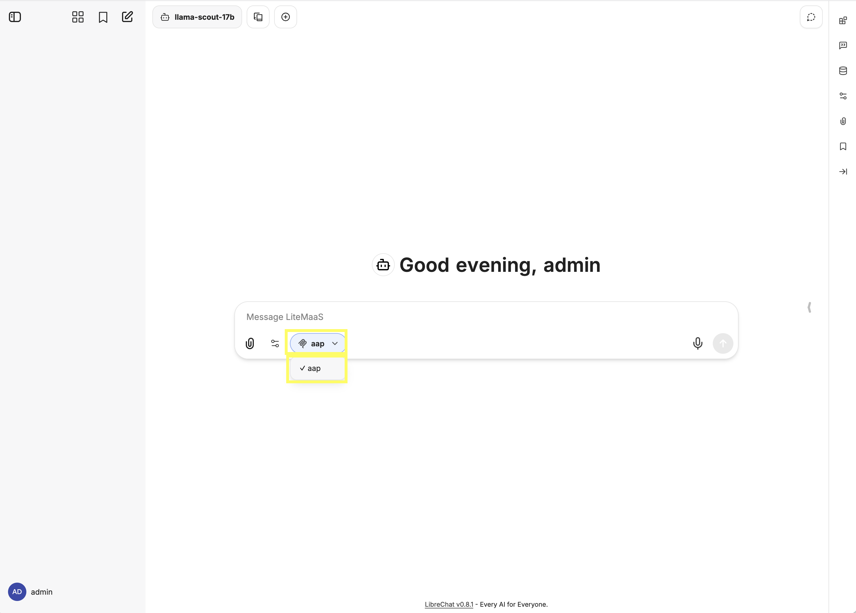 Enable aap MCP Server in LibreChat
