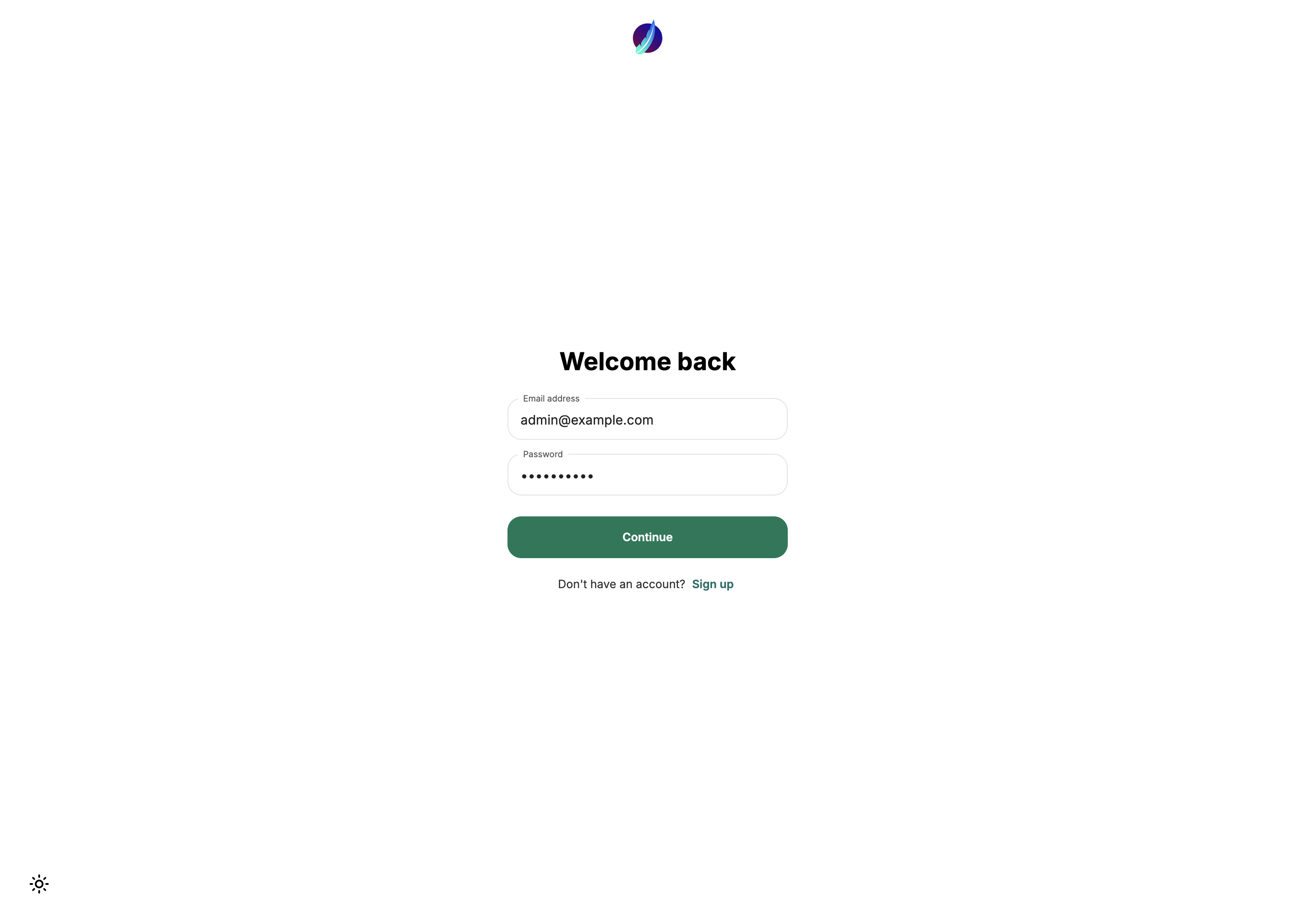 LibreChat Login Page
