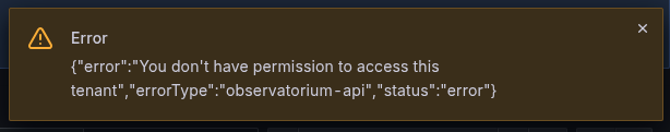 loki access error