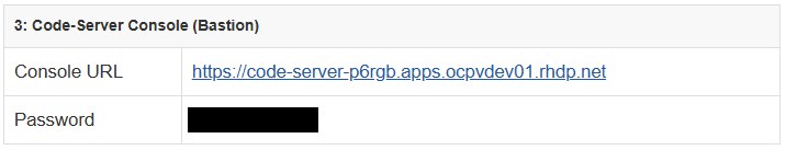 Example link to VS Code WebUI
