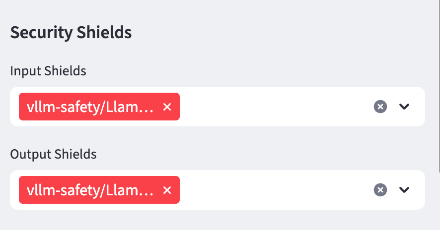 input output sheilds