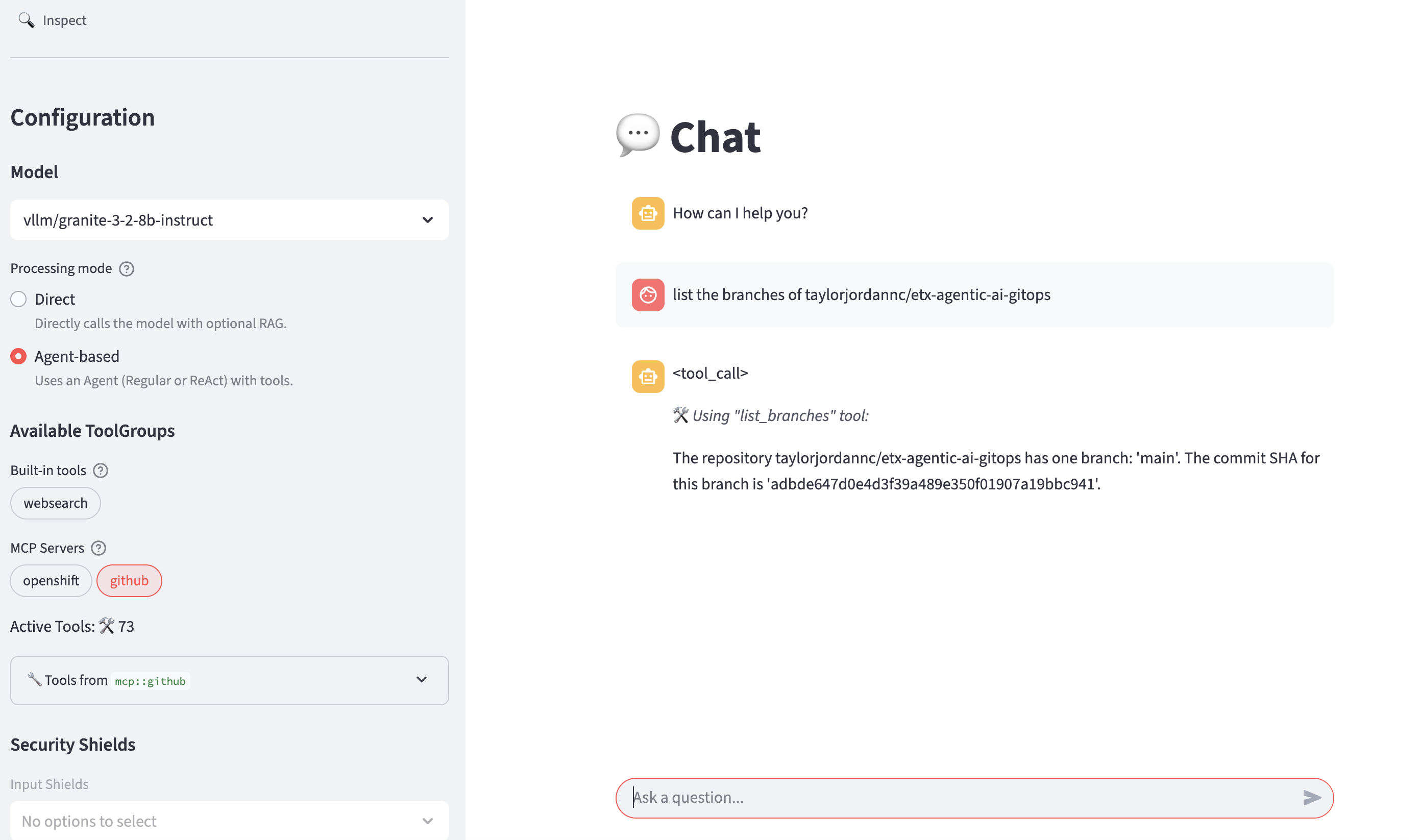 LlamaStack MCP GitHub