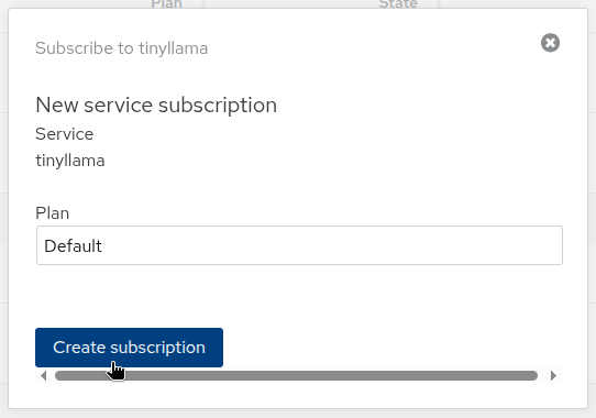 03 3scale tinyllama create subscription