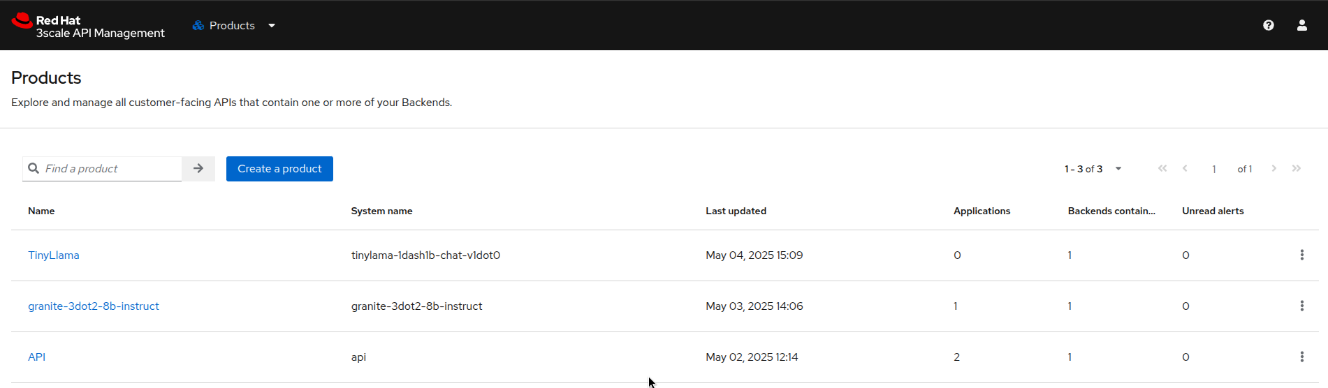 03 3scale tinyllama product portal
