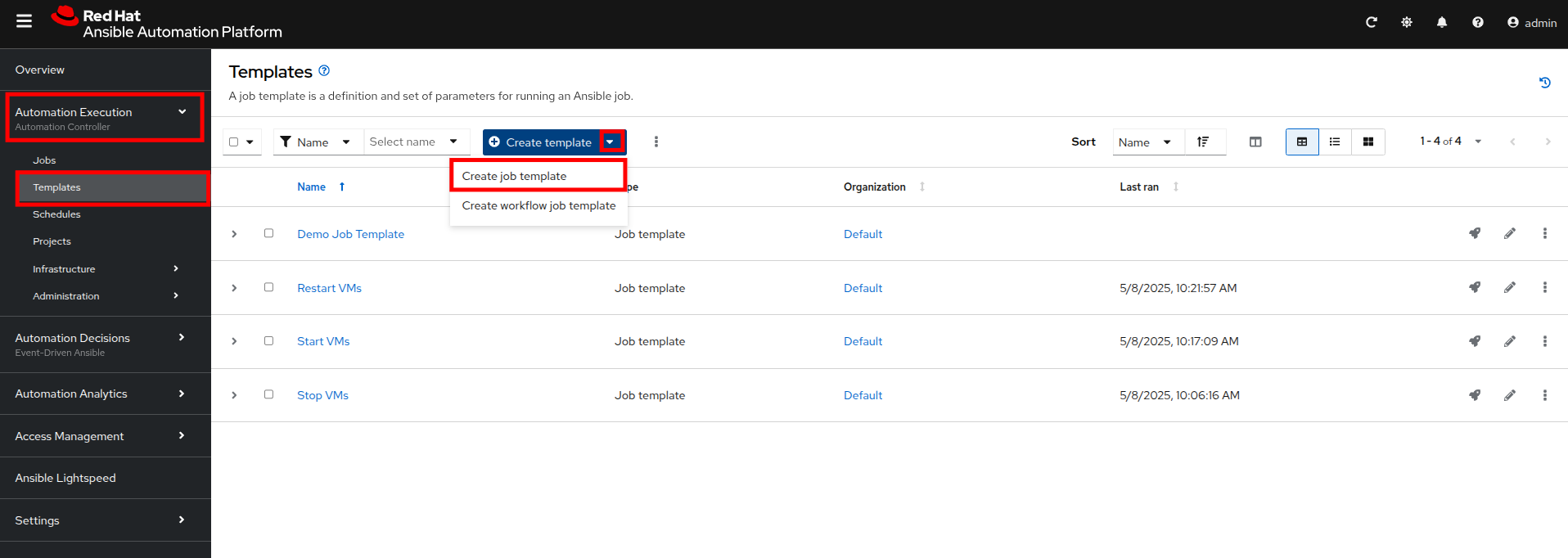 21 create job template
