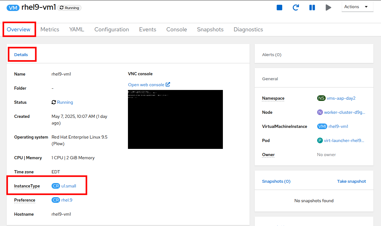 26 vm details