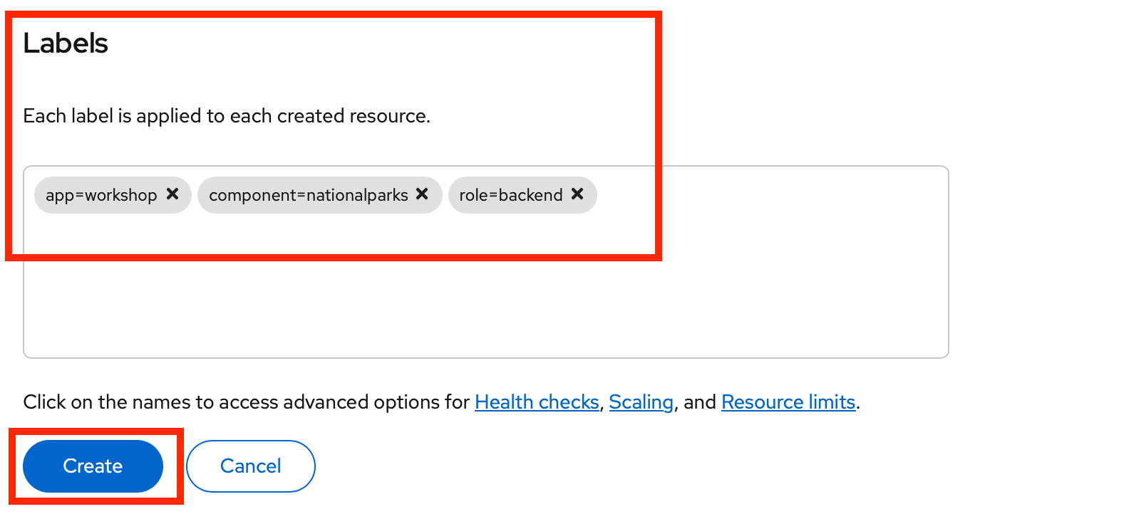 nationalparks configure service3
