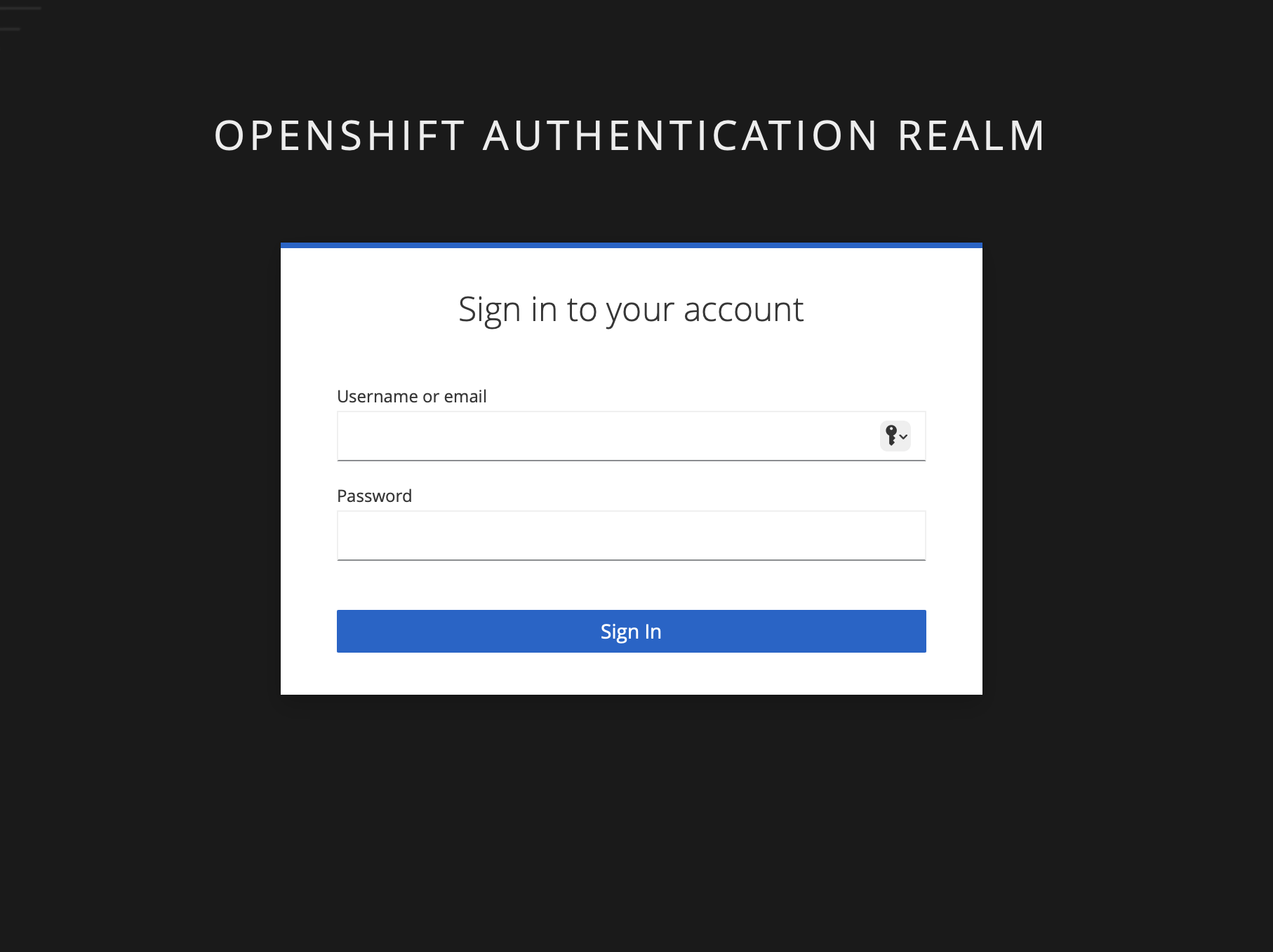 openshift console login