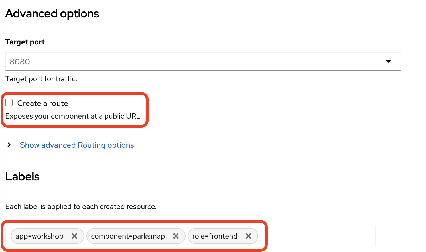 parksmap advanced image options