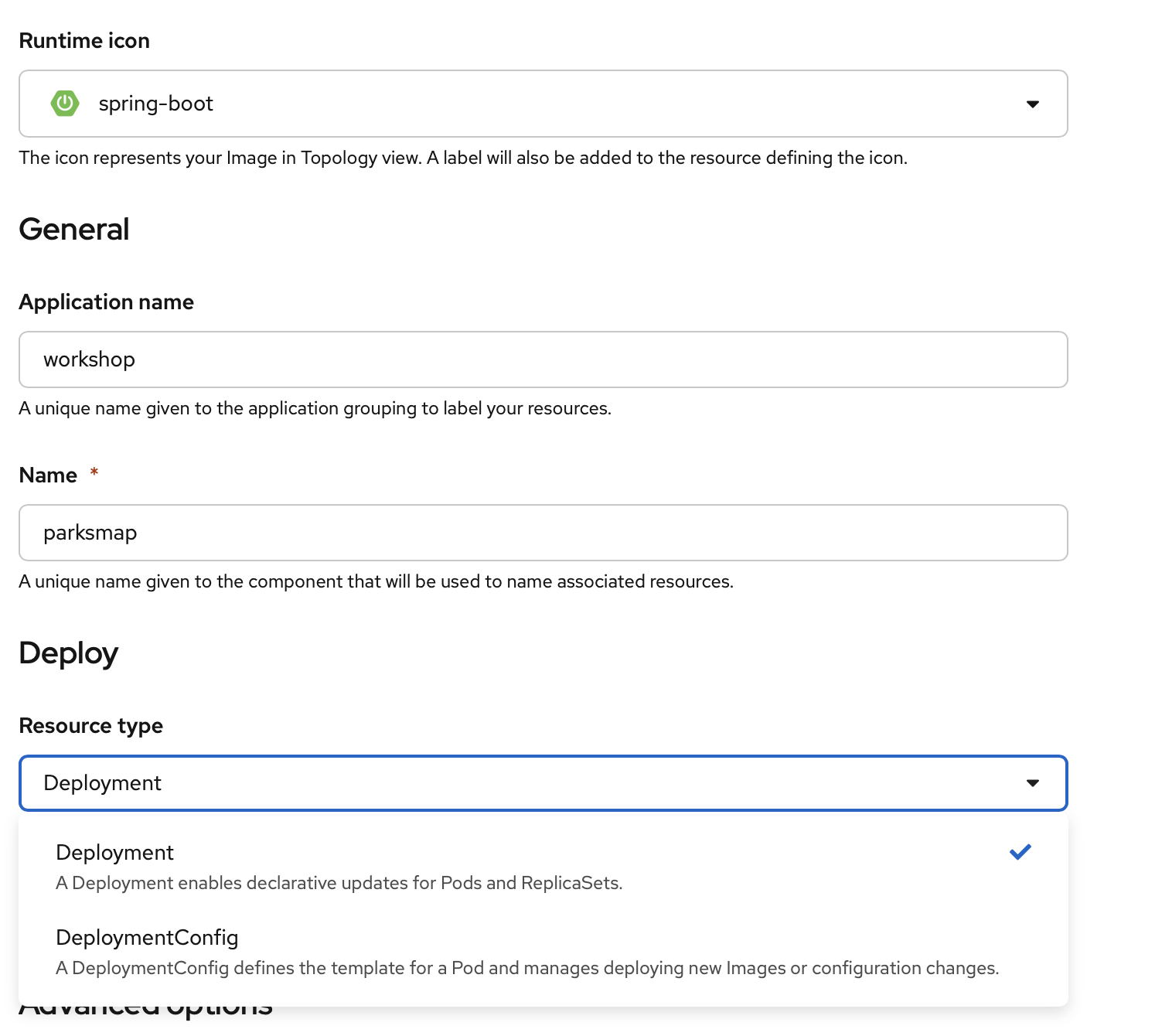 parksmap image options