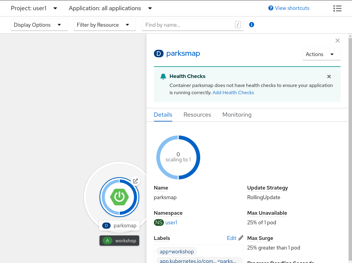 parksmap permissions redeployed