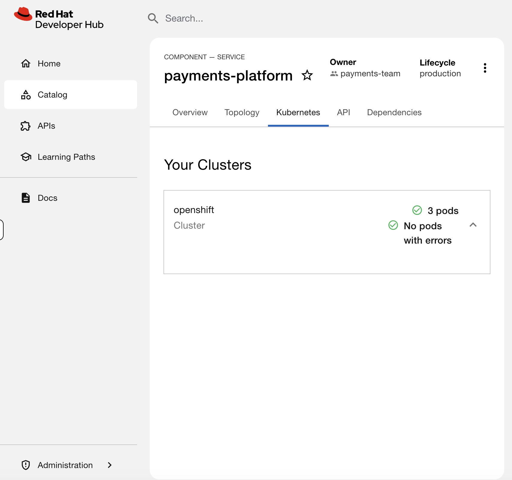 payments-platform restored to 3 pods after fix