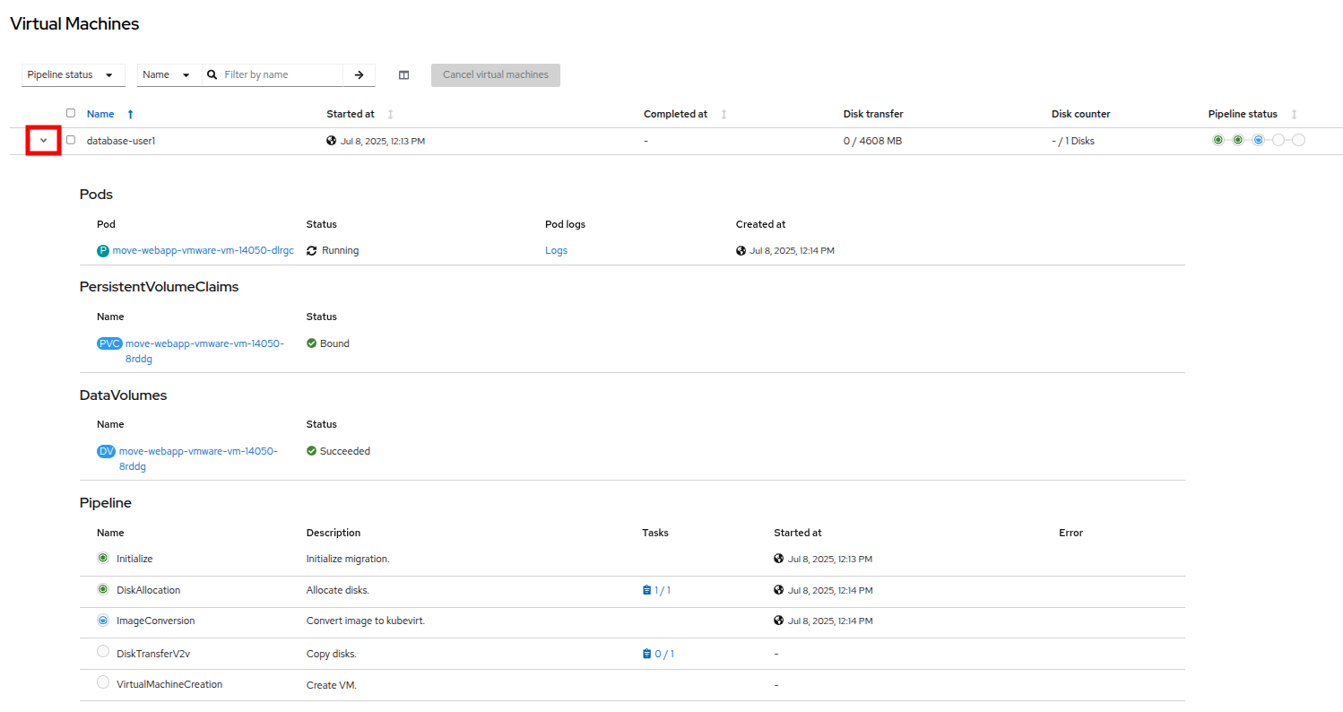 17 VM Migration Stages