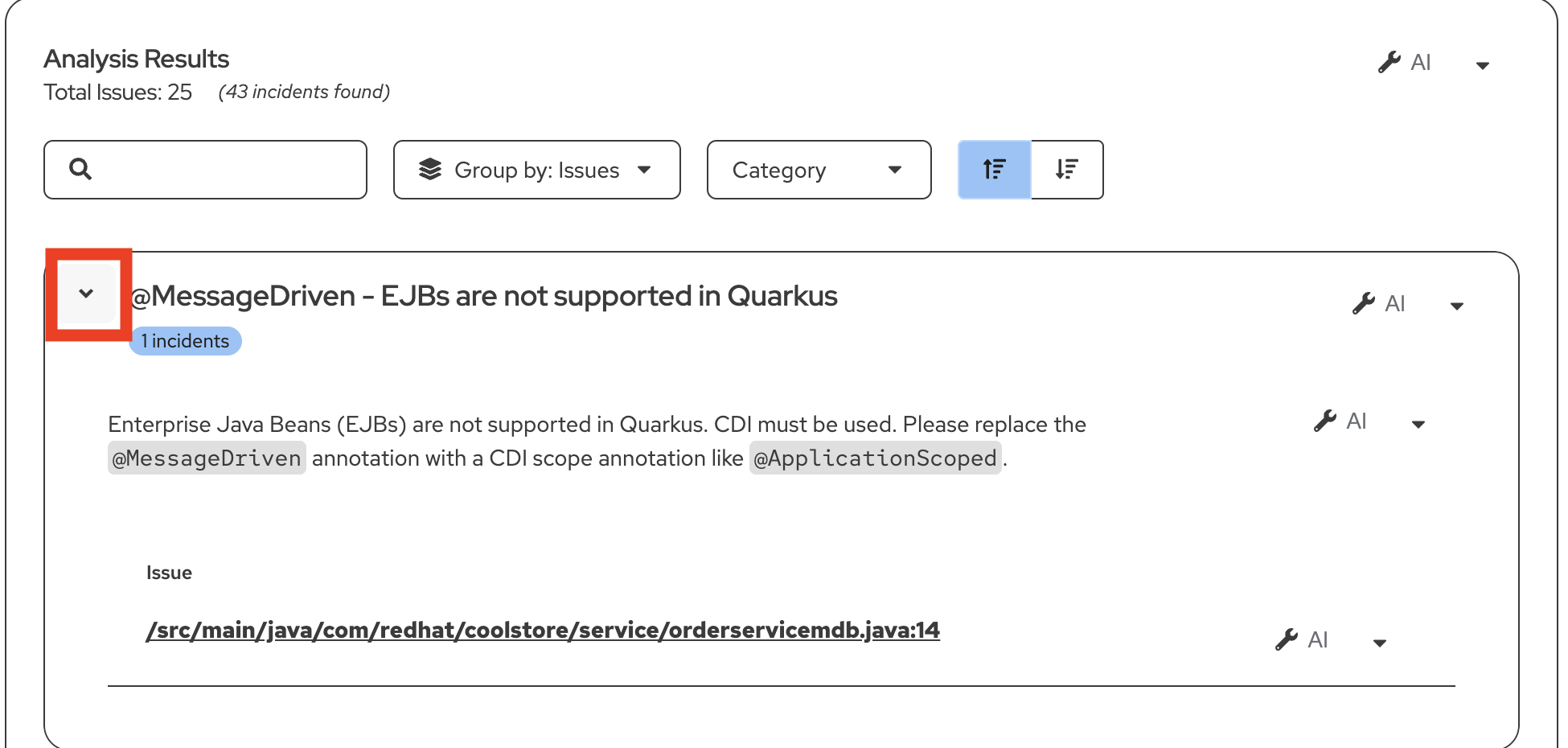 EJB Issue - Not Supported