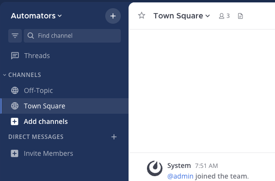 Click on Town Square