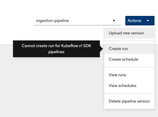 create run