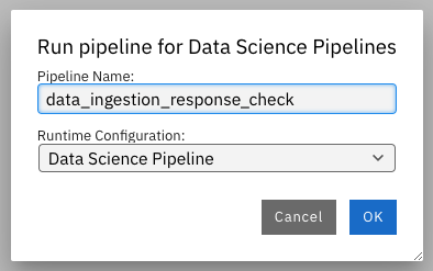 run pipeline