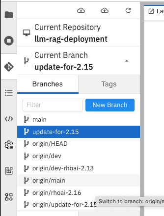 update branch