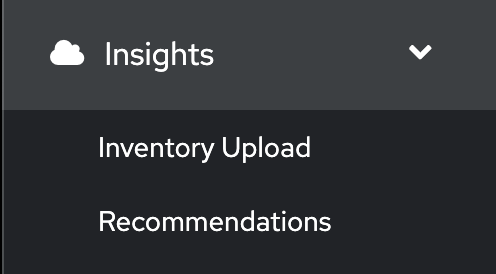 Sat Insights Connected Menu