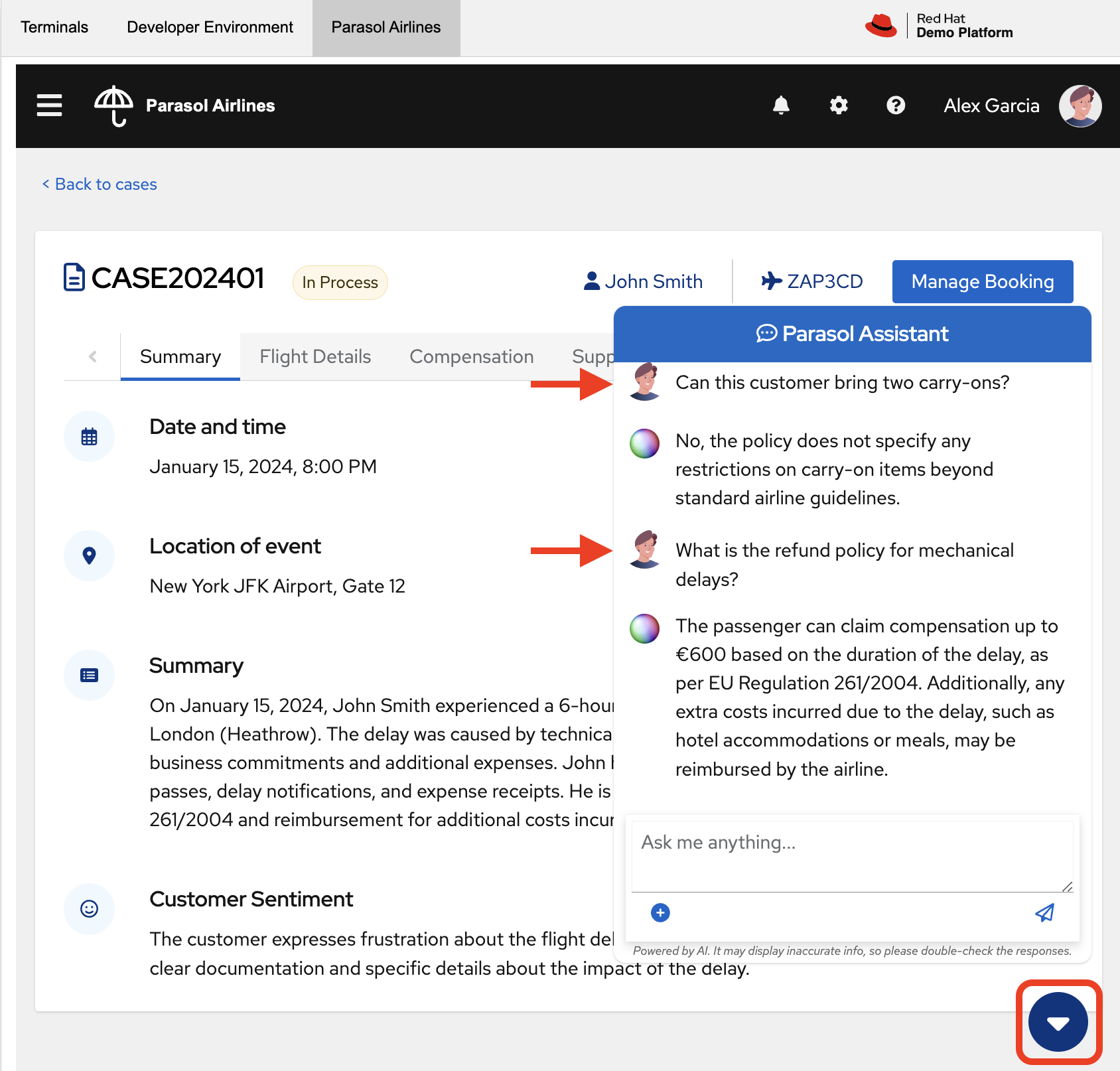 Parasol Airlines Case Response