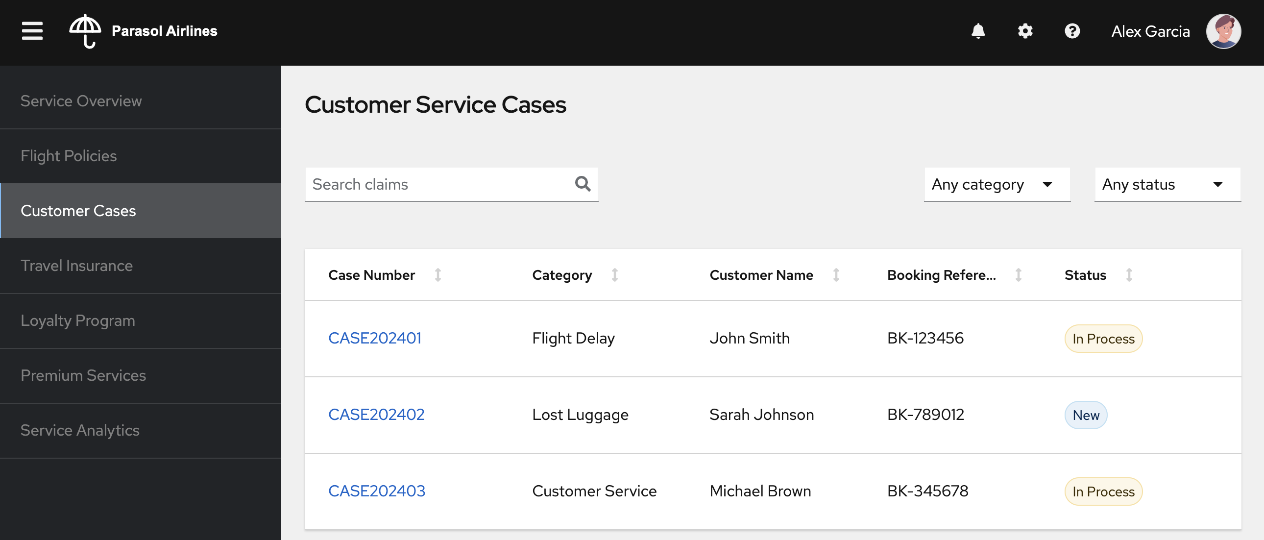 Airline Dashboard