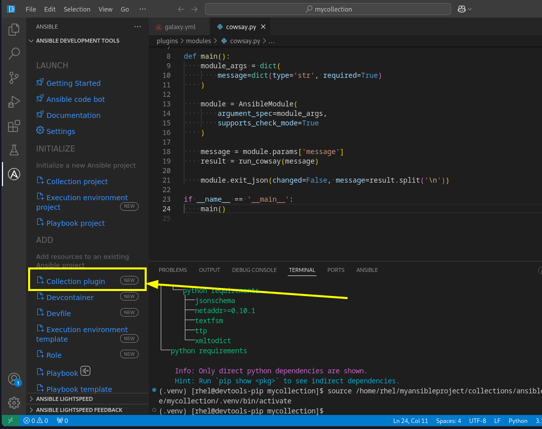 Creating a Collection plugin