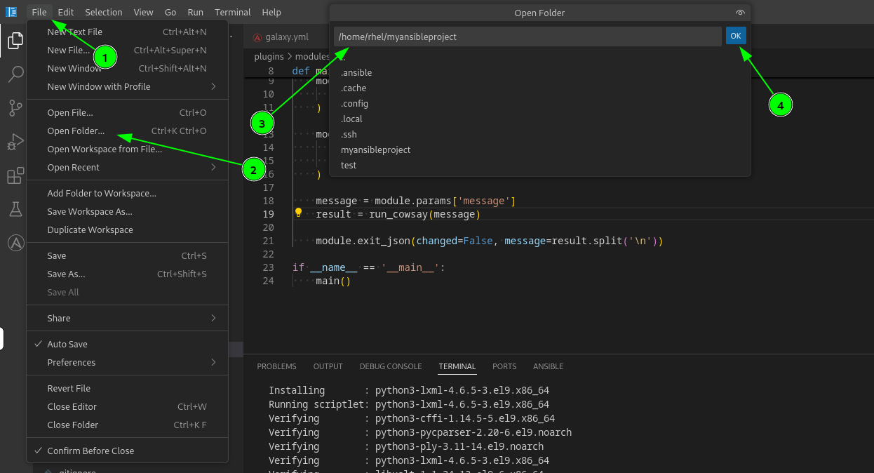Open Ansible Playbook Project