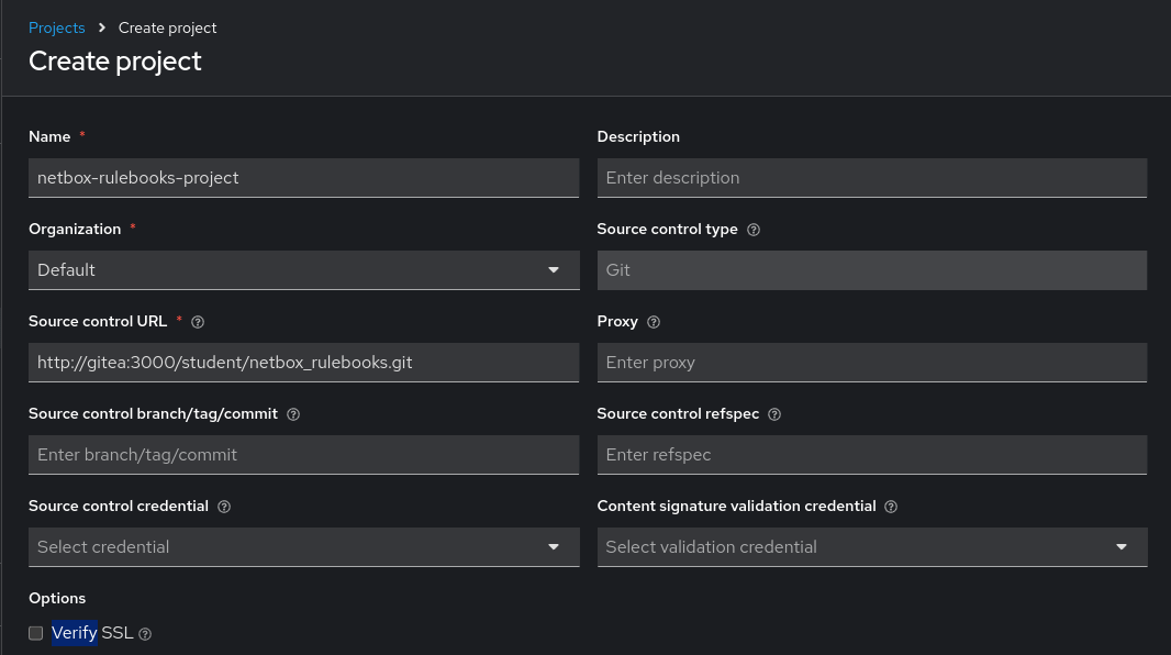 Create EDA Project
