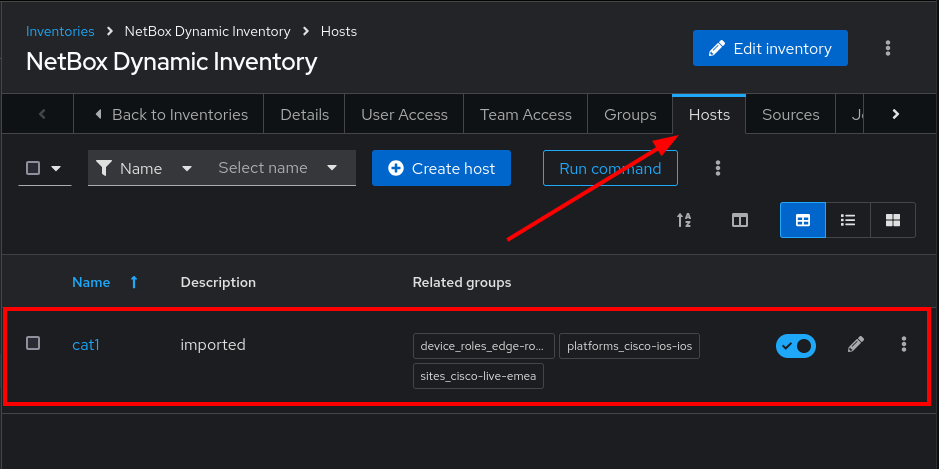 Synchronized Hosts