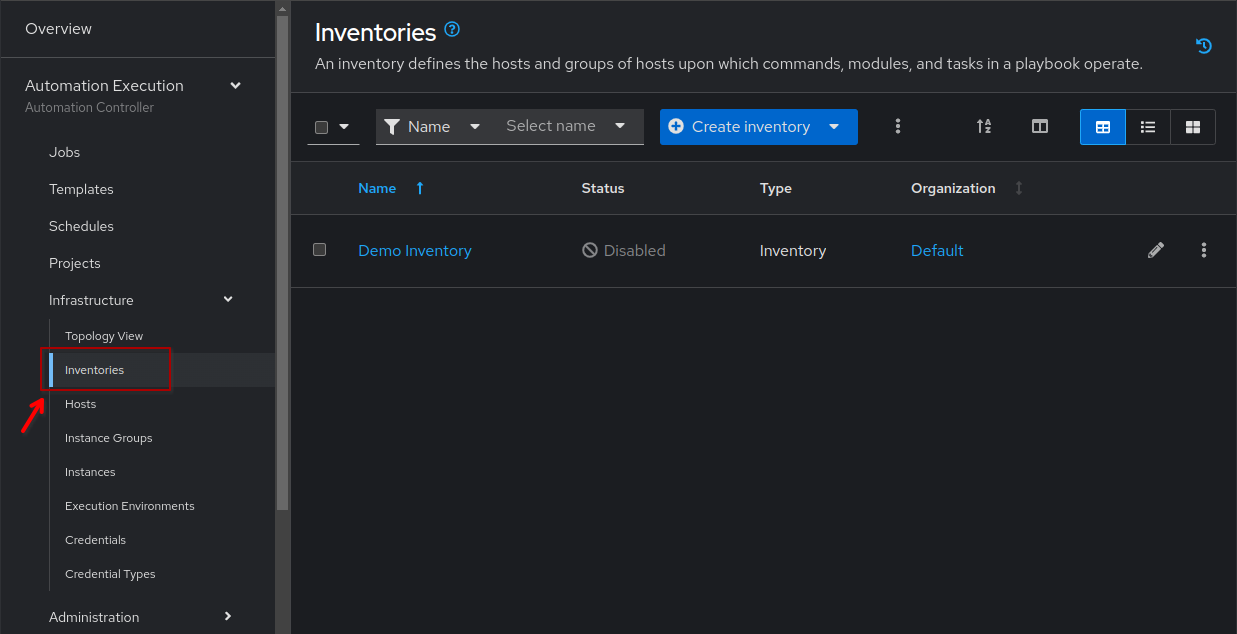 Controller Inventory