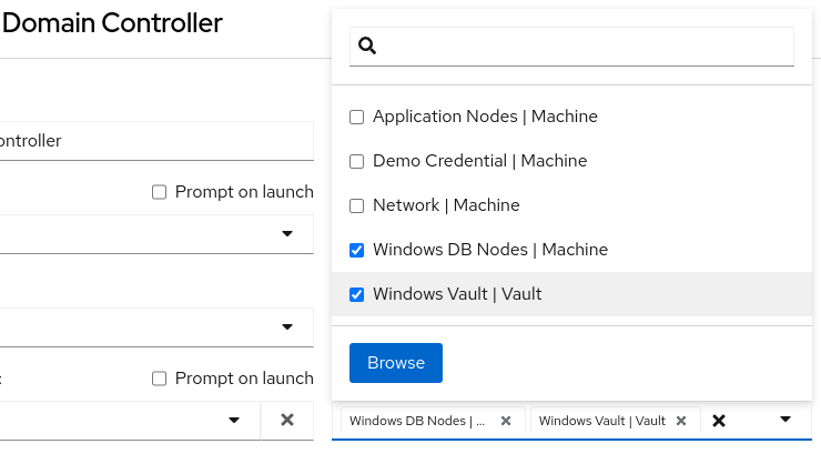 Vault Credential Configuration