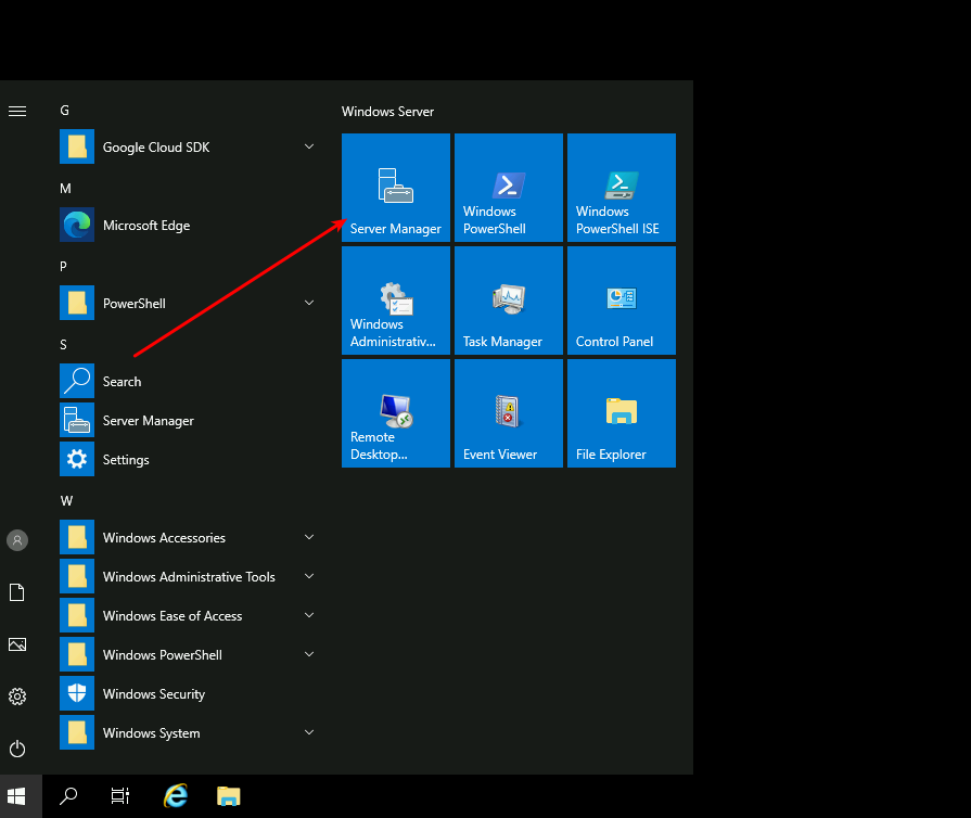 SERVER MANAGER