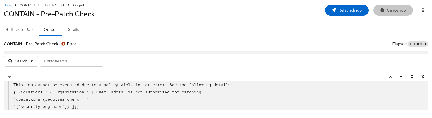 Authorization Error