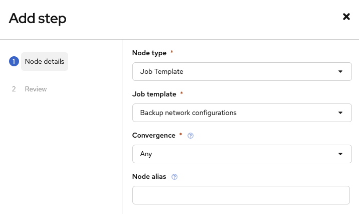 Add backup node