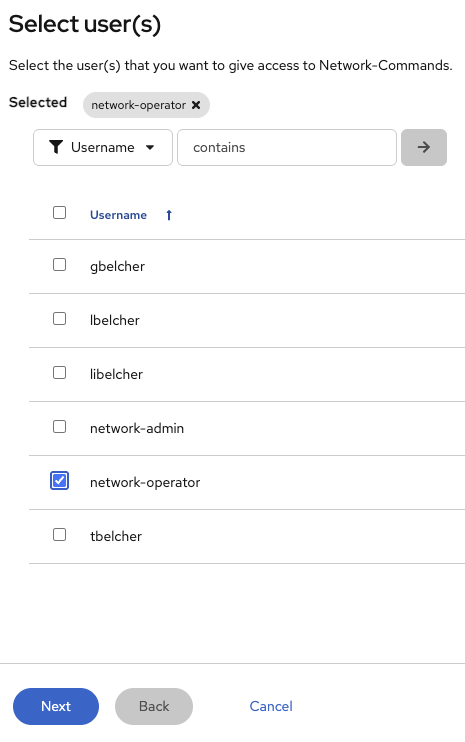 Add user window