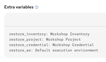 Extra variables