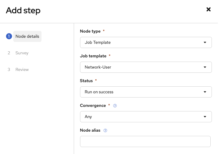 Select network user job