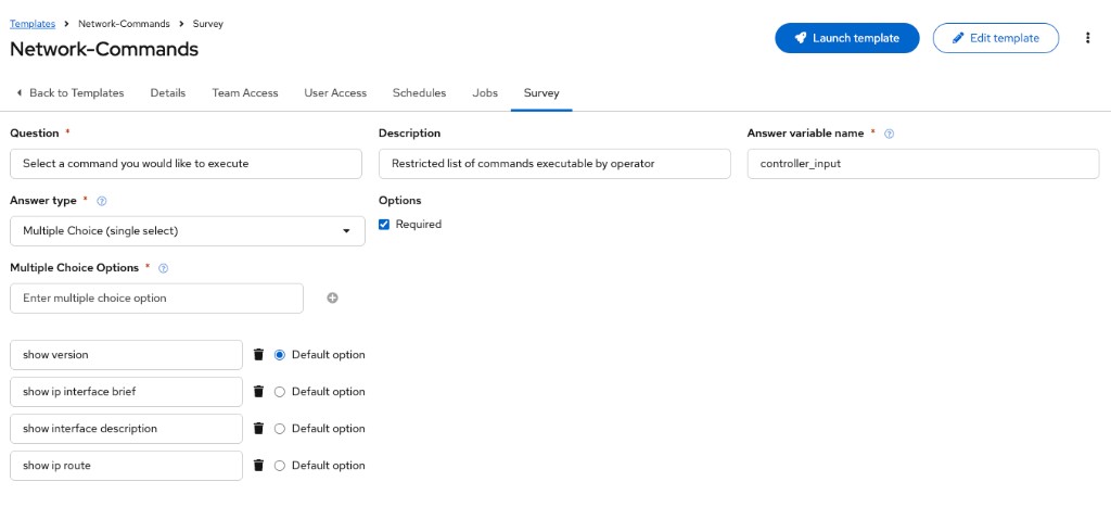 Verify survey questions